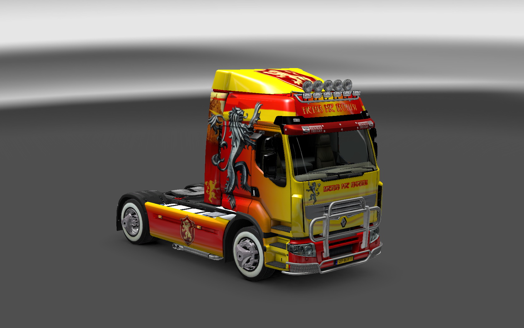 ETS 2 "Скин для RENAULT Premium - Game of Thrones - Lannister"