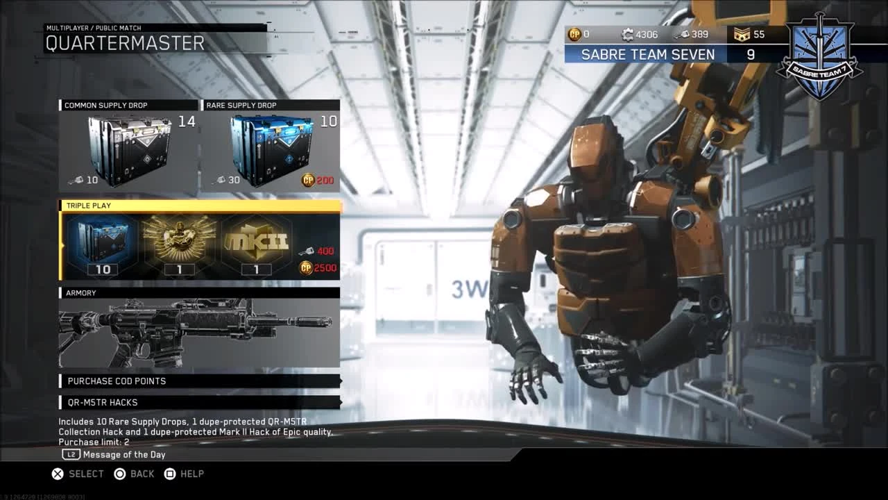 Бесполезный хлам в Тройном Ударе (Call of Duty: Infinite Warfare)