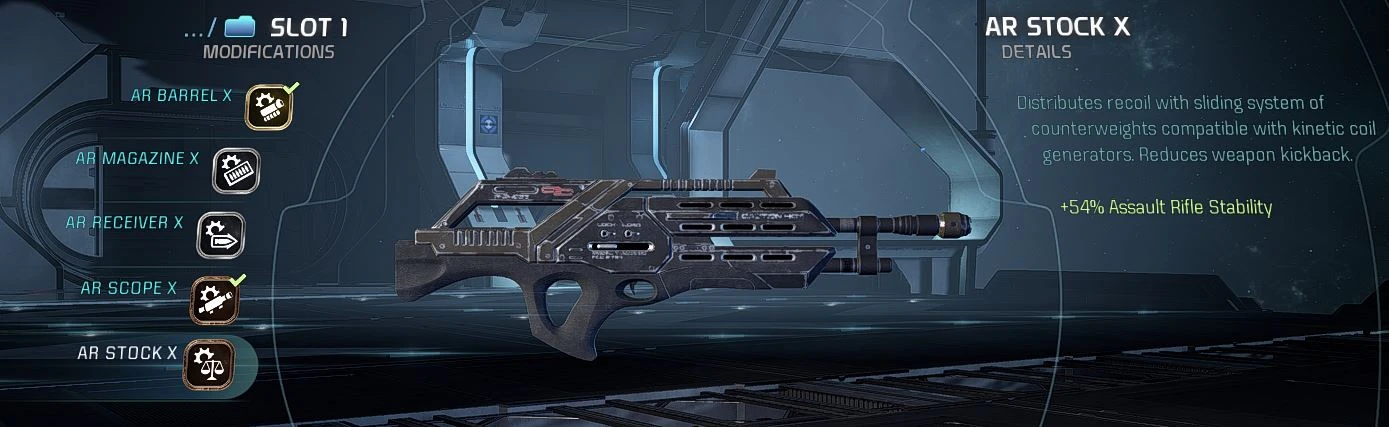 Mass Effect: Andromeda "N7 Assault Rifle Weapon Mods"