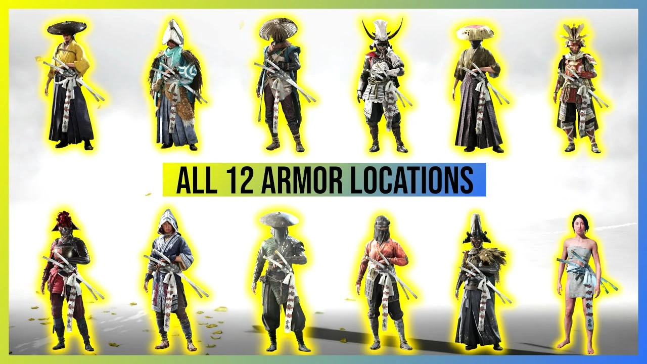 Где найти все комплекты брони и костюмов в Ghost of Yotei