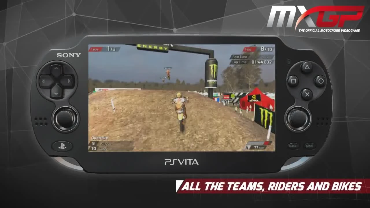 MXGP "PLAYSTATION VITA геймплей."