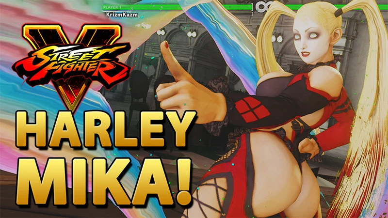 Street Fighter 5 "Harley Quinn R. Mika"