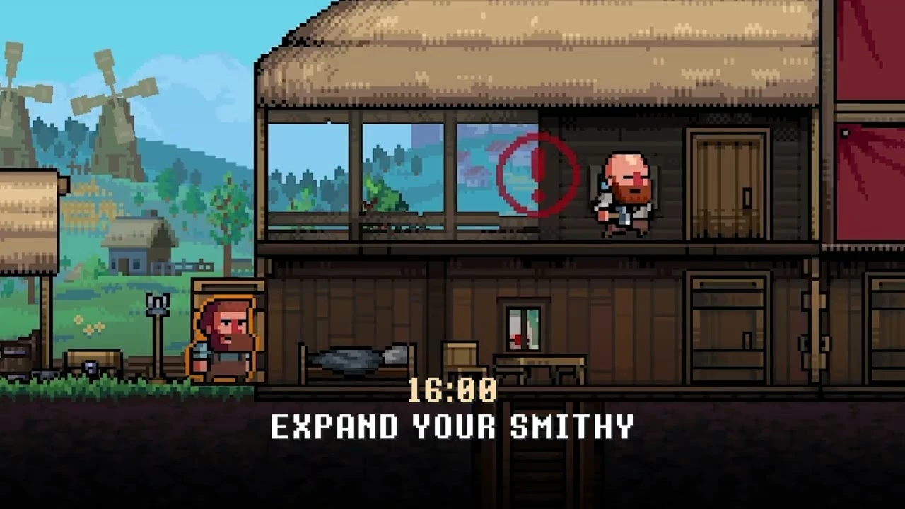 Пиксель-артный симулятор кузнеца Anvil Saga вышел в раннем доступе Steam