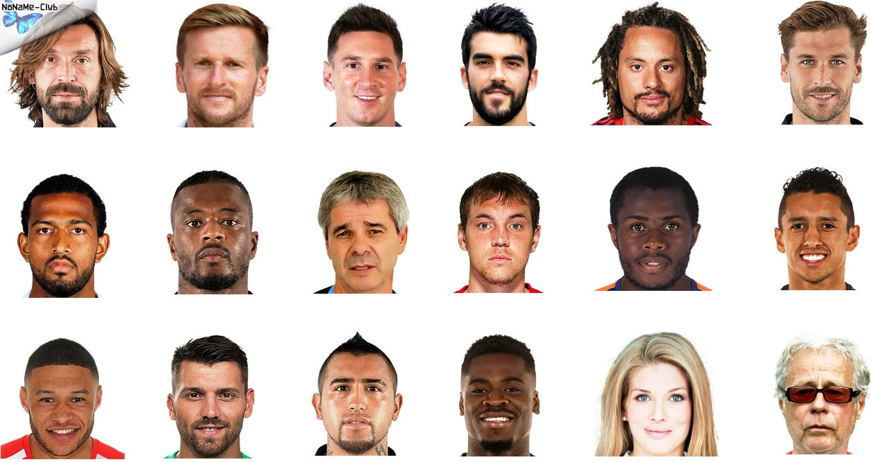 Football Manager 2015 "Cut-Out Facepack Graphic Megapack 6.3"