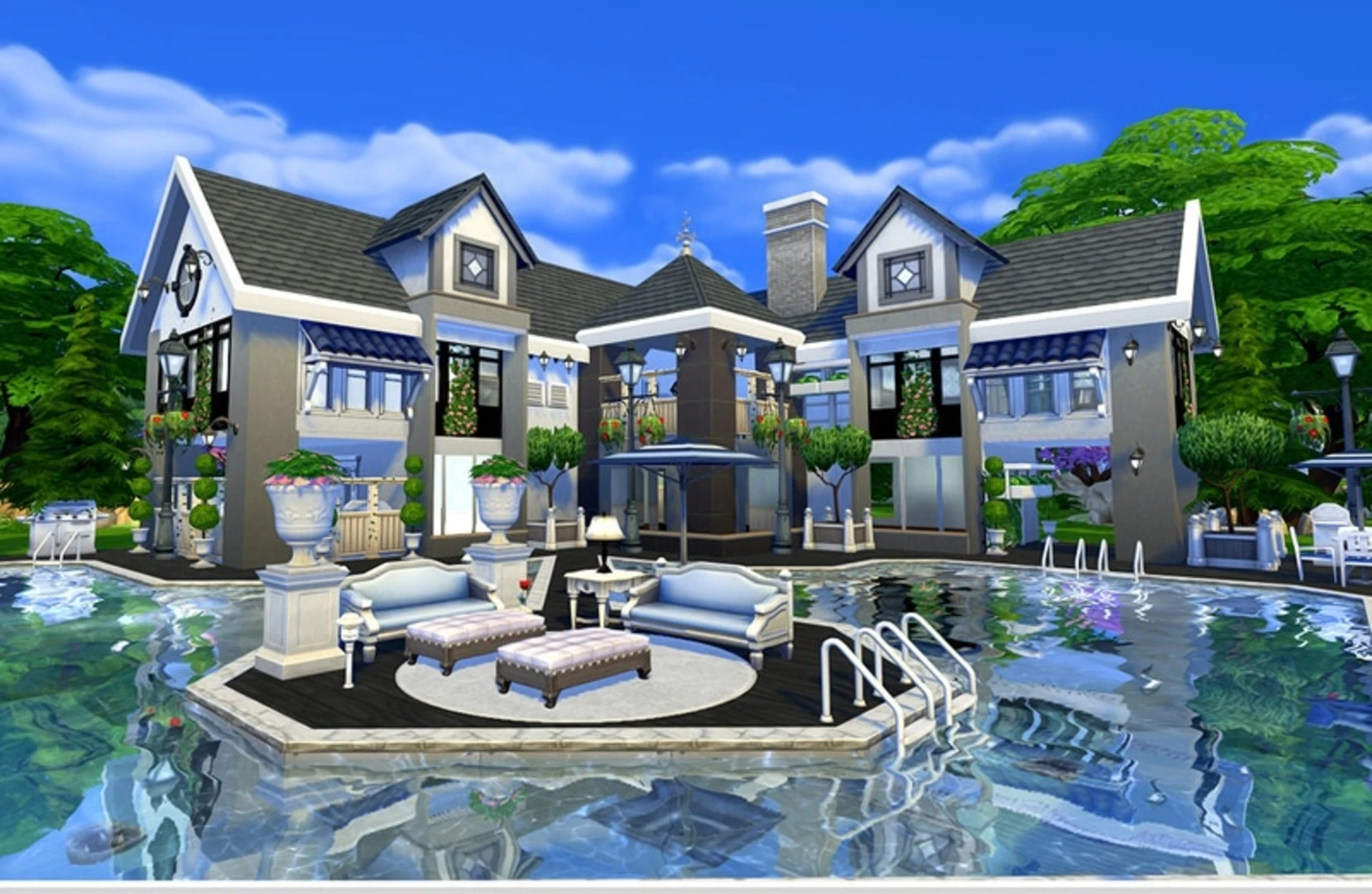 The Sims 4 "вилла Loilom"