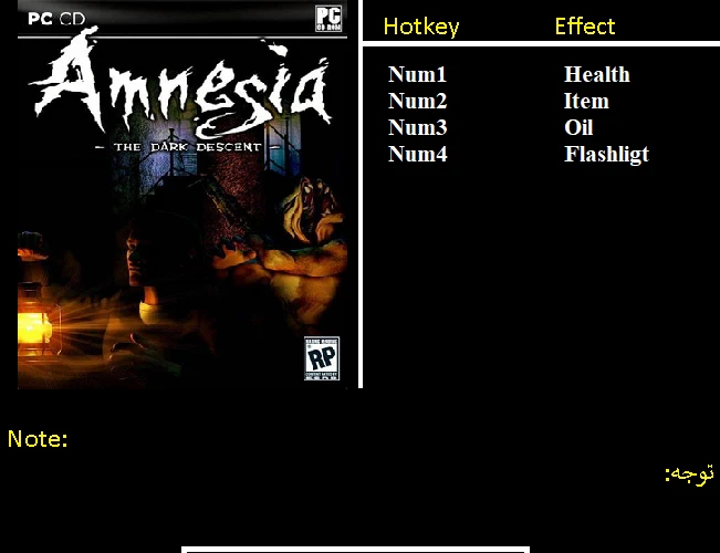 Amnesia: The Dark Descent: Трейнер/Trainer (+4) [GoG] {Abolfazl.k}