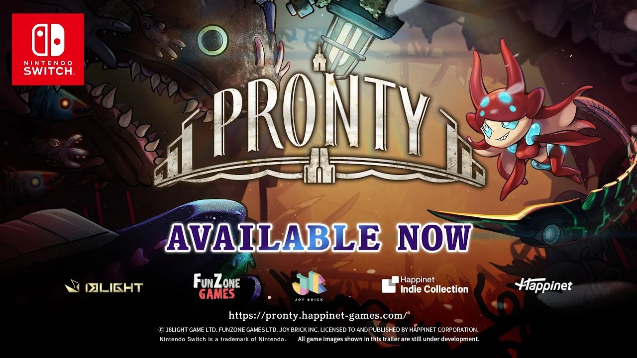 Красивая подводная метроидвания Pronty стала доступна для Nintendo Switch