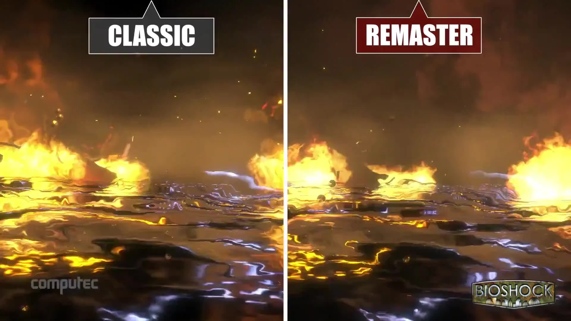 Bioshock: The Collection "Сравнение графики Remaster vs. Original"