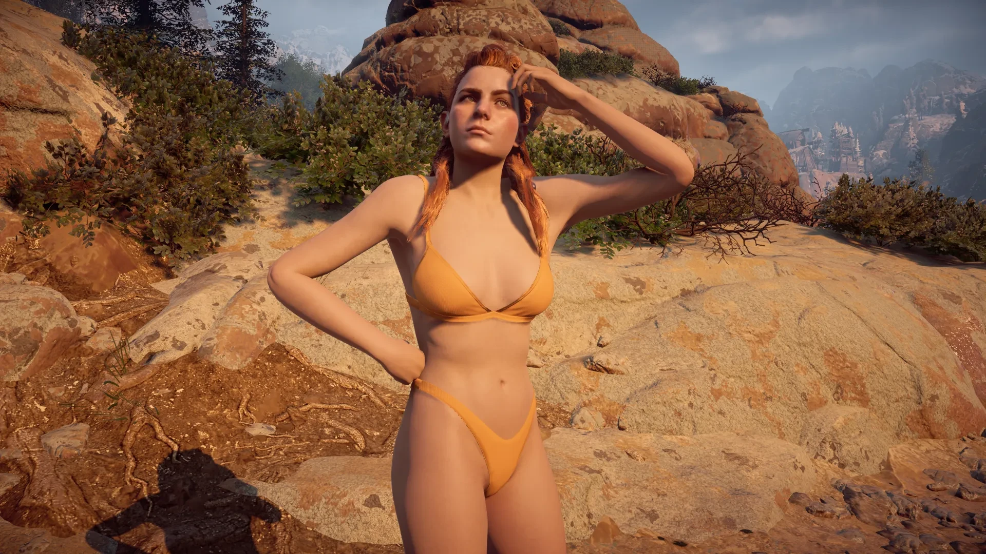 Horizon: Zero Dawn "Элой в Малибу бикини"