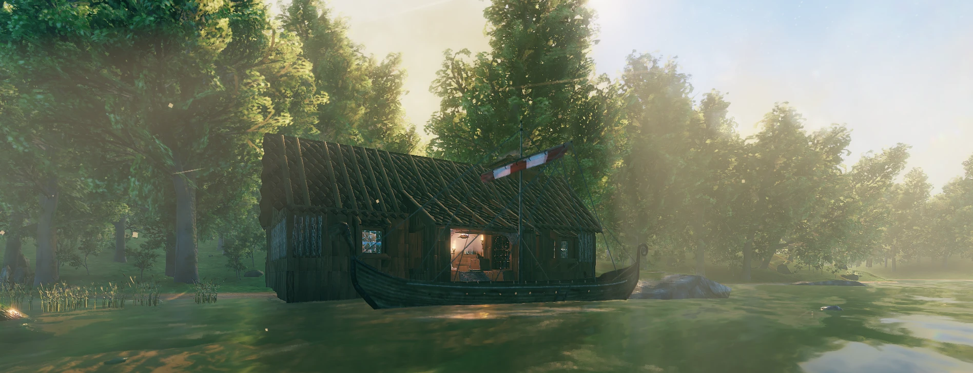 Valheim "Рыбацкий домик для 2 человек"