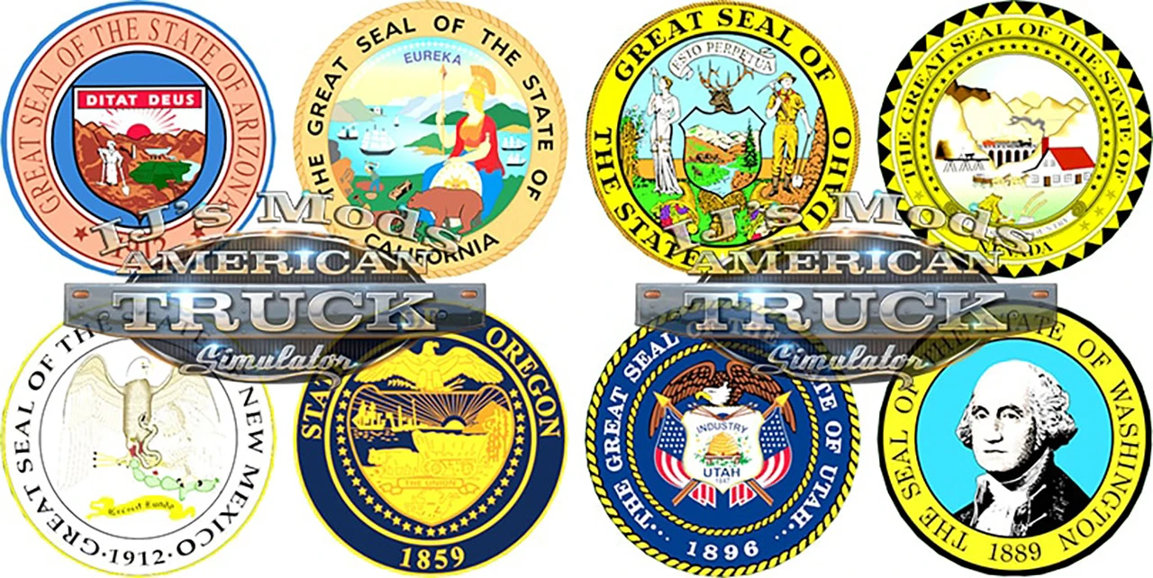 American Truck Simulator "Набор игрушек и освежителей воздуха для интерьера грузовиков" [v4.5.2]