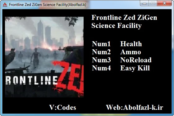 Frontline Zed: ZiGen Science Facility: ТрейнерTrainer (+4) [1.3] {Abolfazl.k}