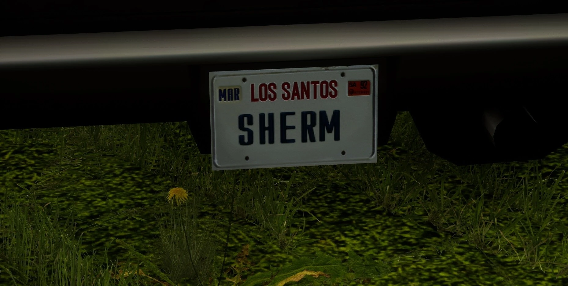 Grand Theft Auto: The Trilogy (San Andreas) "Новые номерные знаки"