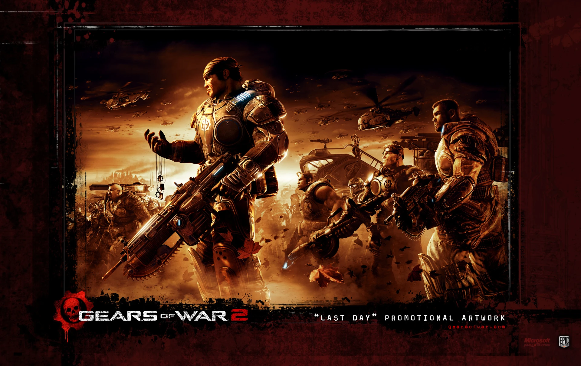 Gears of War 2 "Тема на Windows 7"