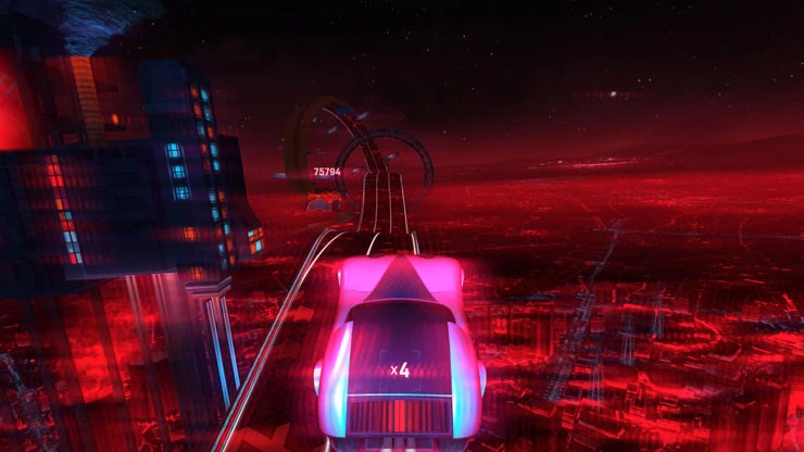 Riff Racer: Race Your Music - безумные гонки с интерактивными трассами