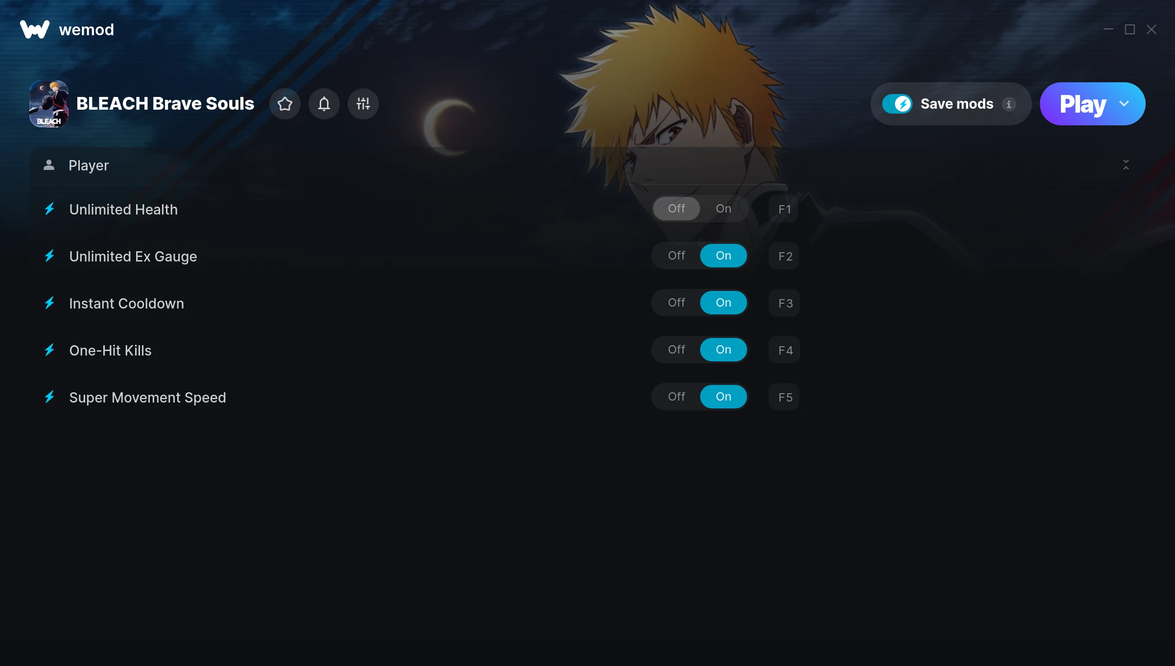 Bleach: Brave Souls "Трейнер +5" [UPD: 23.07.2025] {MrAntiFun / WeMod}