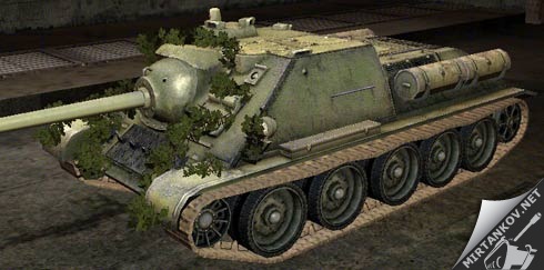 World of Tanks "Ремоделинг пт -сау су-85"
