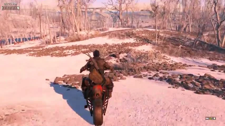 Fallout 4 - Мотоцикл для вас и вашего спутника / Driveable Motorcycle Mod