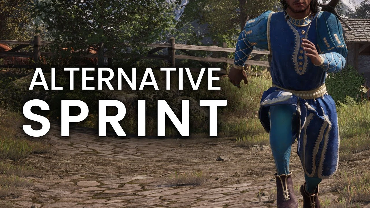 The Elder Scrolls 4: Oblivion Remastered "Альтернативная анимация спринта" [v1.2.2b]