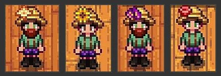 Stardew Valley "Мод Цветочная соломенная шляпа"
