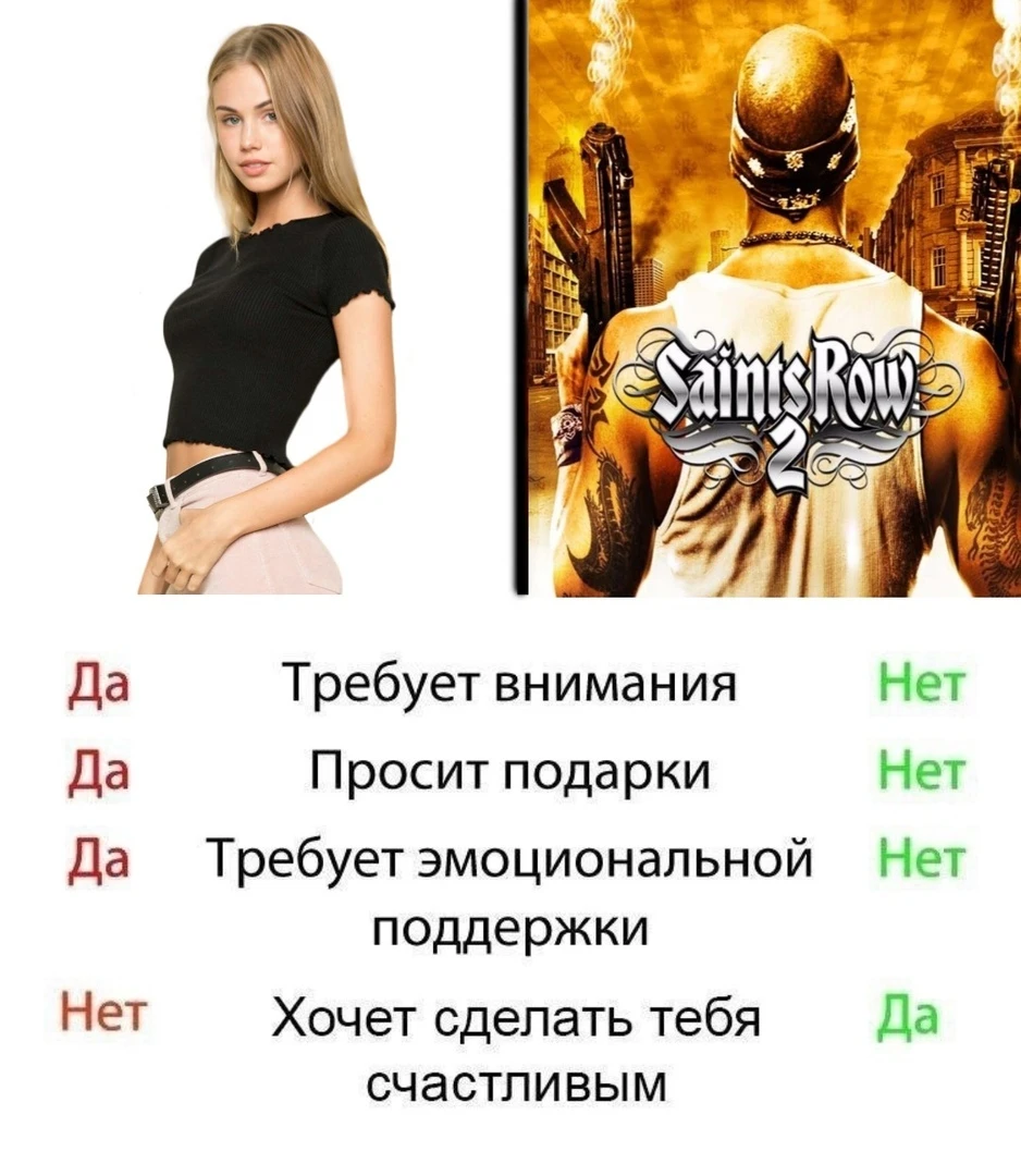 Saints Row 2 лучше девушки