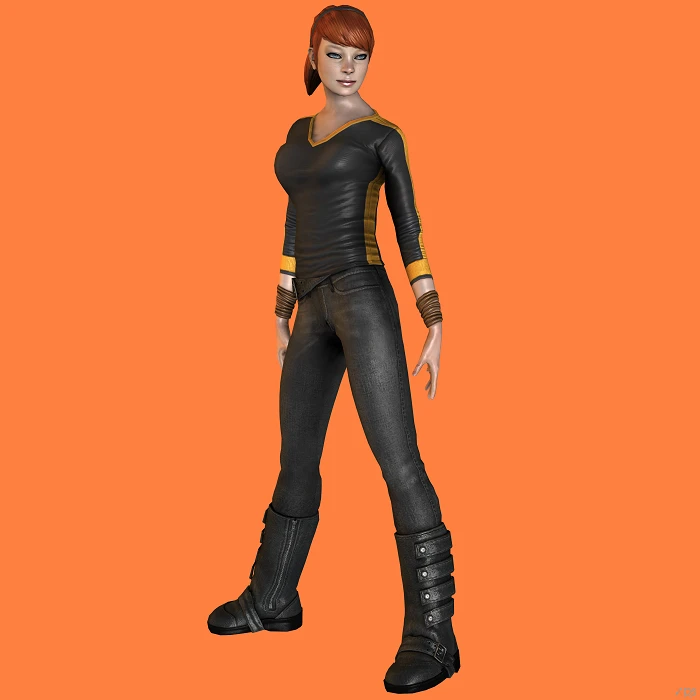 The Sims 2 "April из TMNT Out of the Shadows"