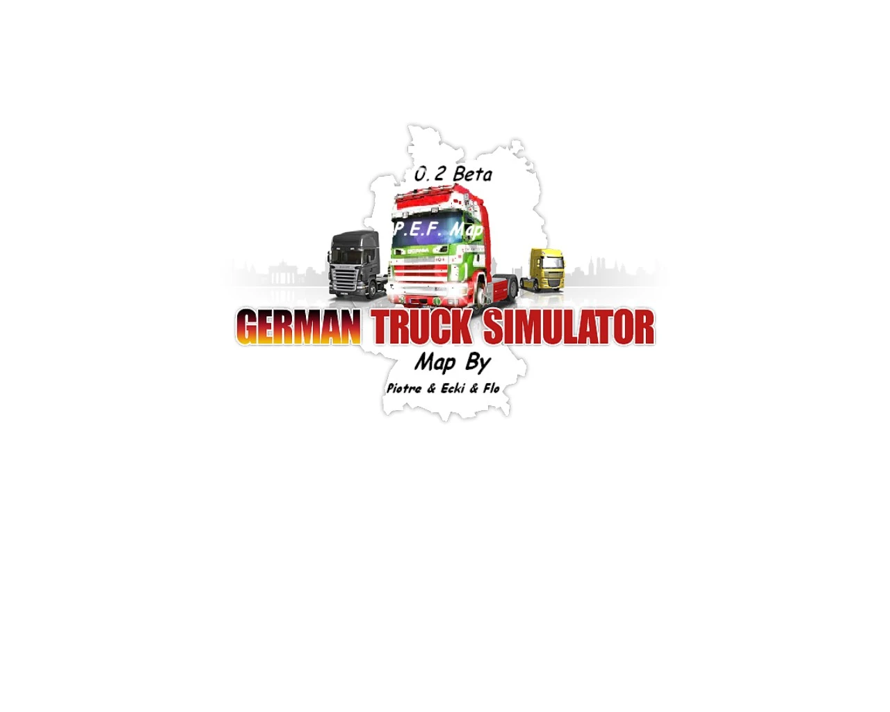 German Truck Simulator "PEF Map 0.2 BETA"