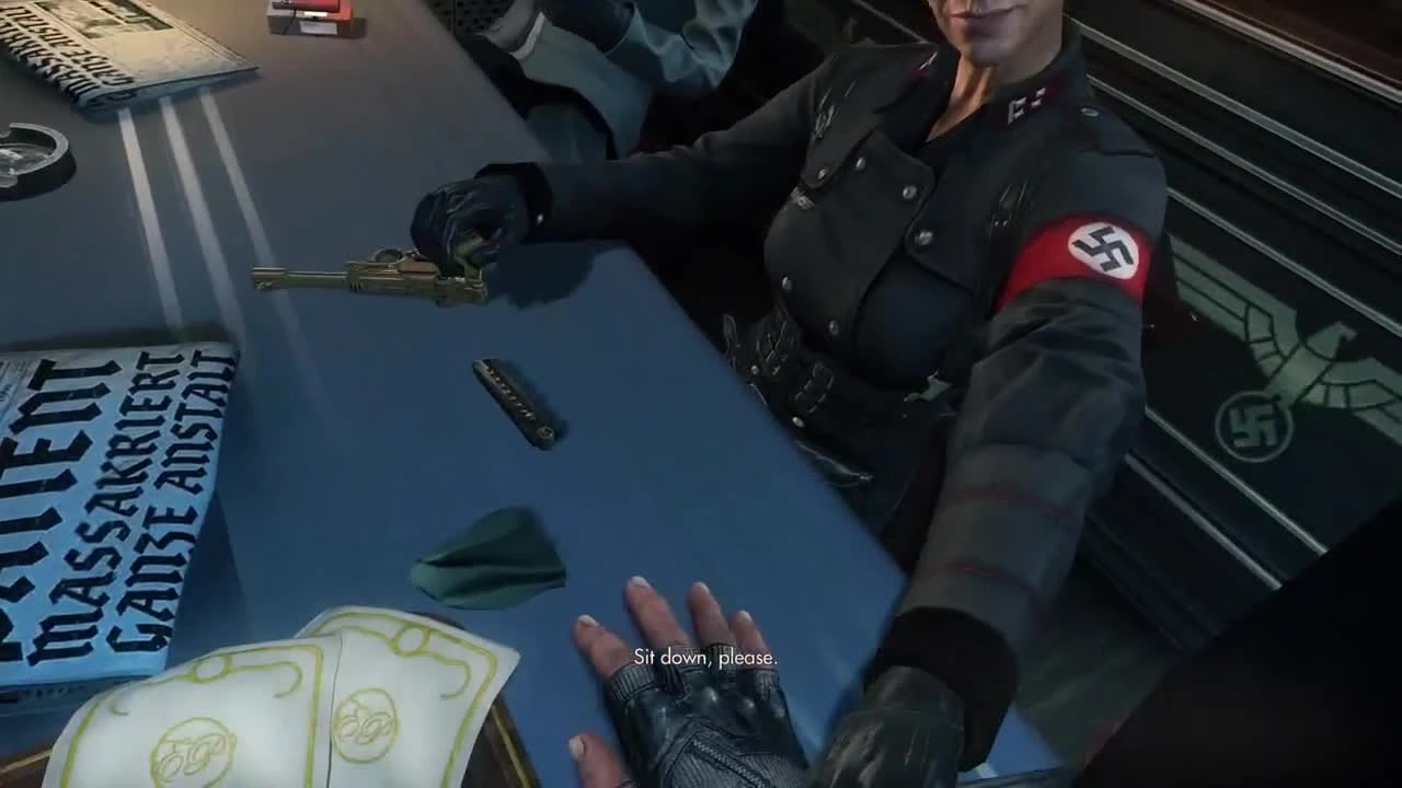 Геймплейное видео Wolfenstein: The New Order и интервью со сценаристом