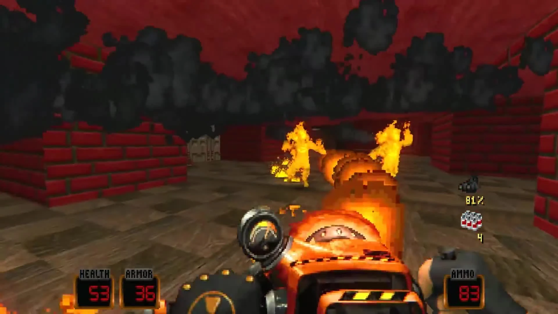 Doom 2 "Мод добавляет Дюка Нюкема и его оружие"