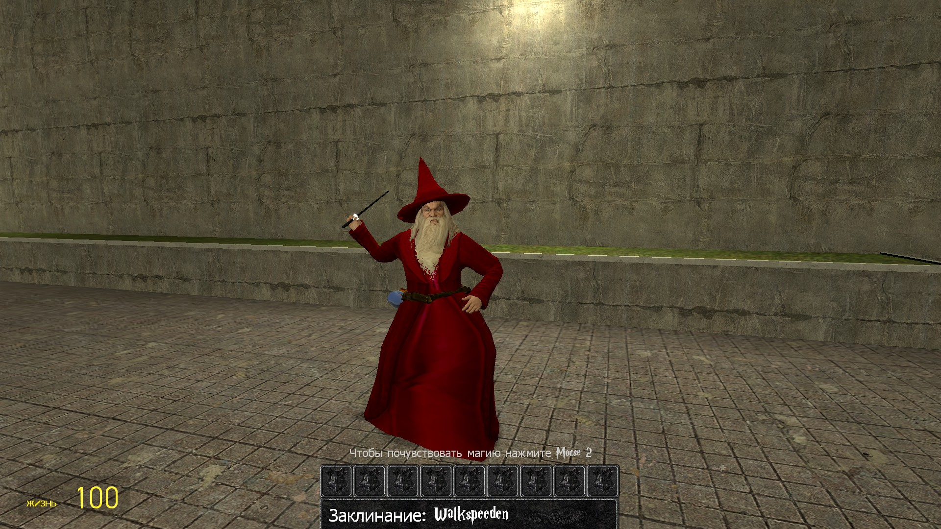 Garry's Mod "The Wizard - Волшебник"