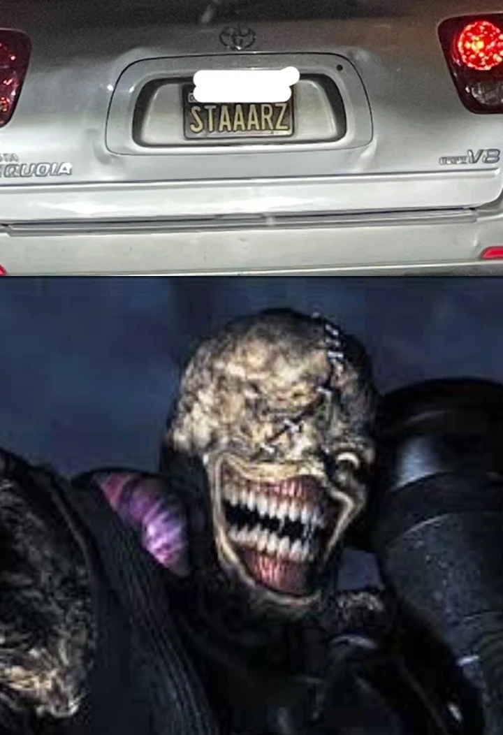 Номерной знак специально для Немезиса