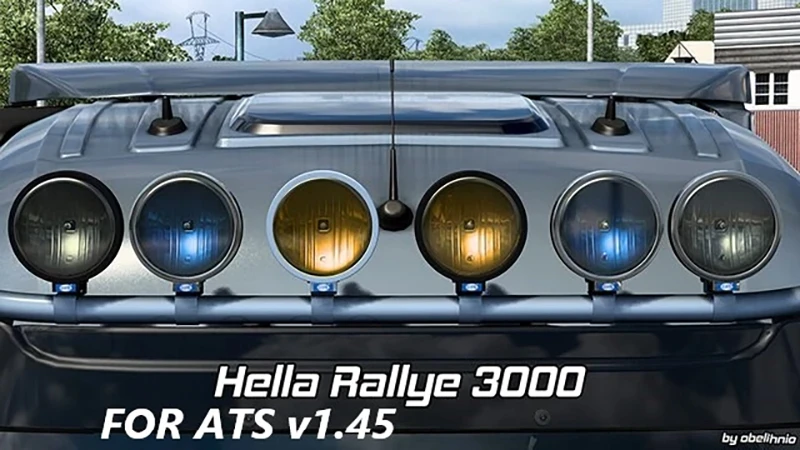 American Truck Simulator "Фары Hella Rallye 3000" [1.50]