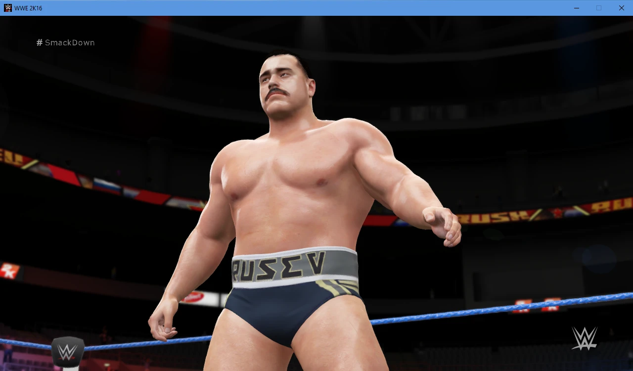 WWE 2K16 "Rusev наряд WWE 2K19 порт мод"