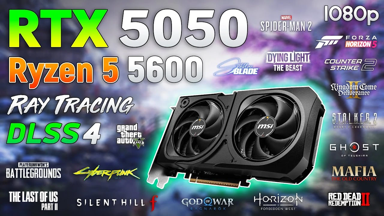 Бюджетный игровой ПК с RTX 5050 и Ryzen 5 5600 протестировали в 17 играх