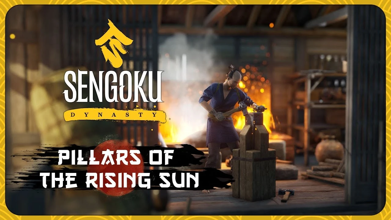 Симулятор жизни в феодальной Японии Sengoku Dynasty получил релизный трейлер и ролик о кузнечном деле