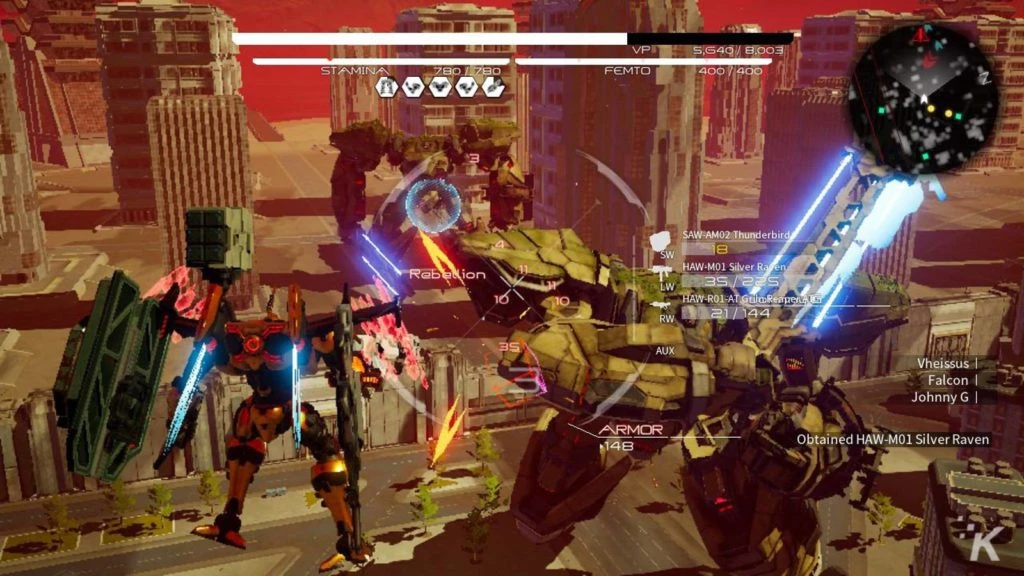 Вышло обновление для Daemon X Machina