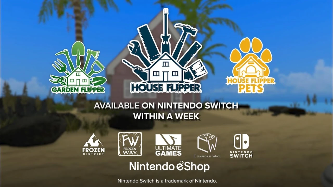 House Flipper для Nintendo Switch получила крупное обновление и два дополнения