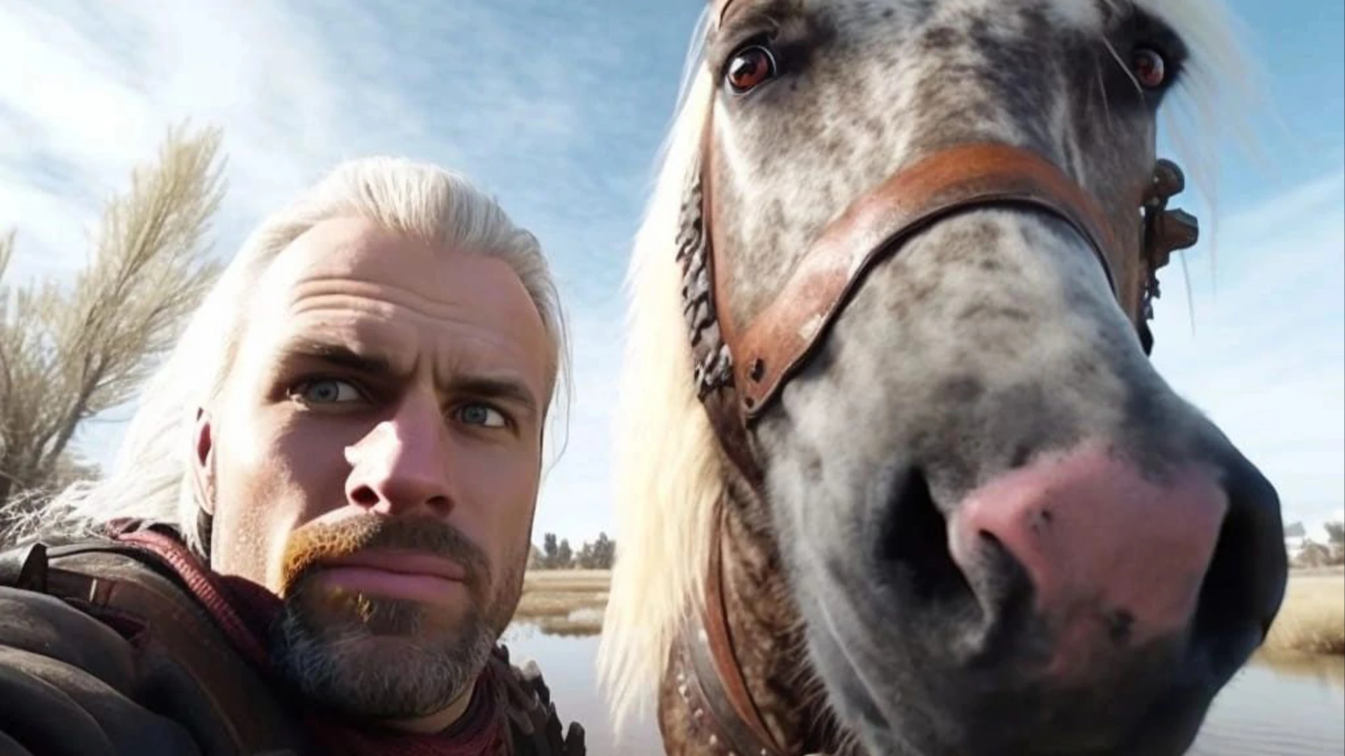 Геральт, монстры и Плотва: нейросеть обработала скриншоты The Witcher 3