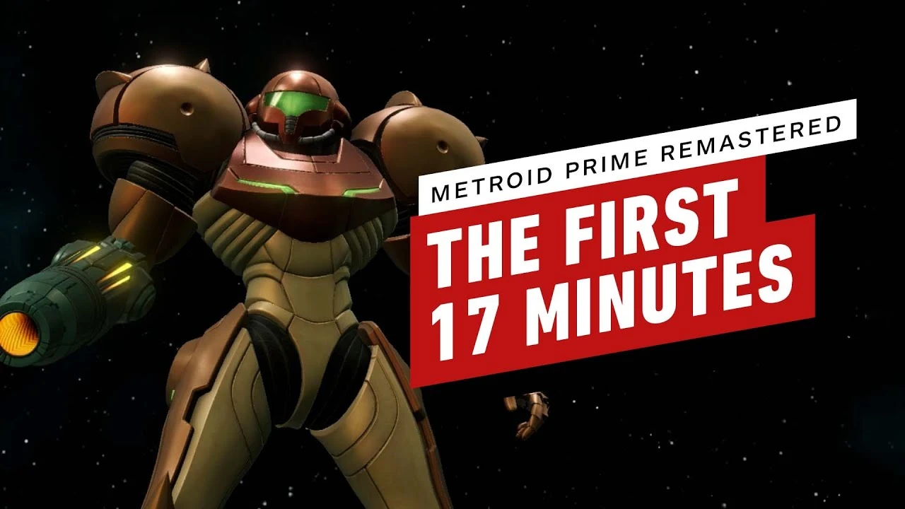 Первые 17 минут сюжетной кампании ремастера Metroid Prime