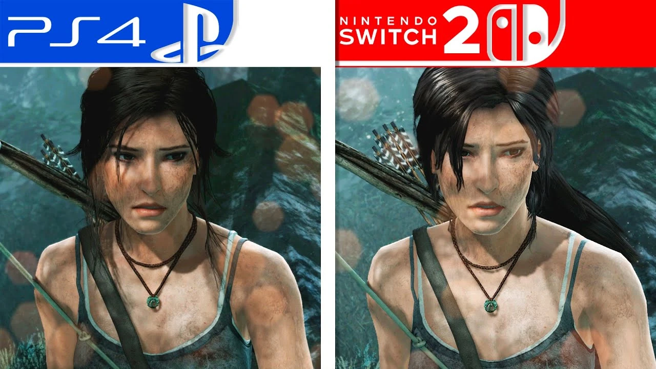 Технический даунгрейд на новом железе: Сравнение Tomb Raider на Switch 2 и PS4