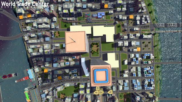 Cities: Skylines "World Trade Centr - Всемирный торговый центр"