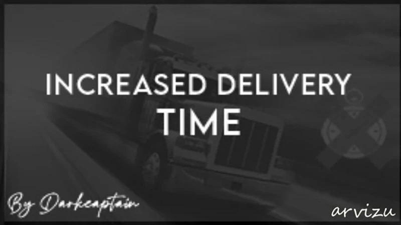 American Truck Simulator "Увеличенное время доставки груза" [1.47]