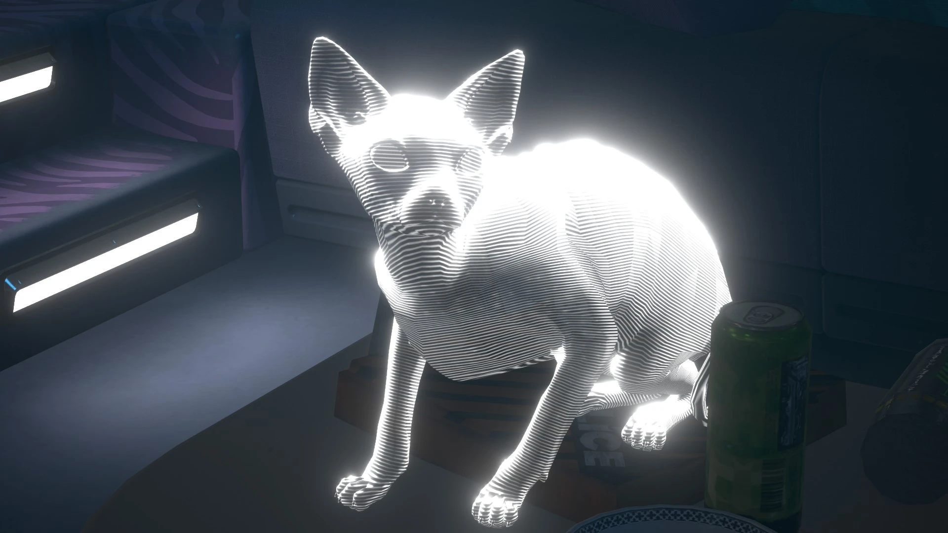 Cyberpunk 2077 "Голонибблз, кот-голограмма"