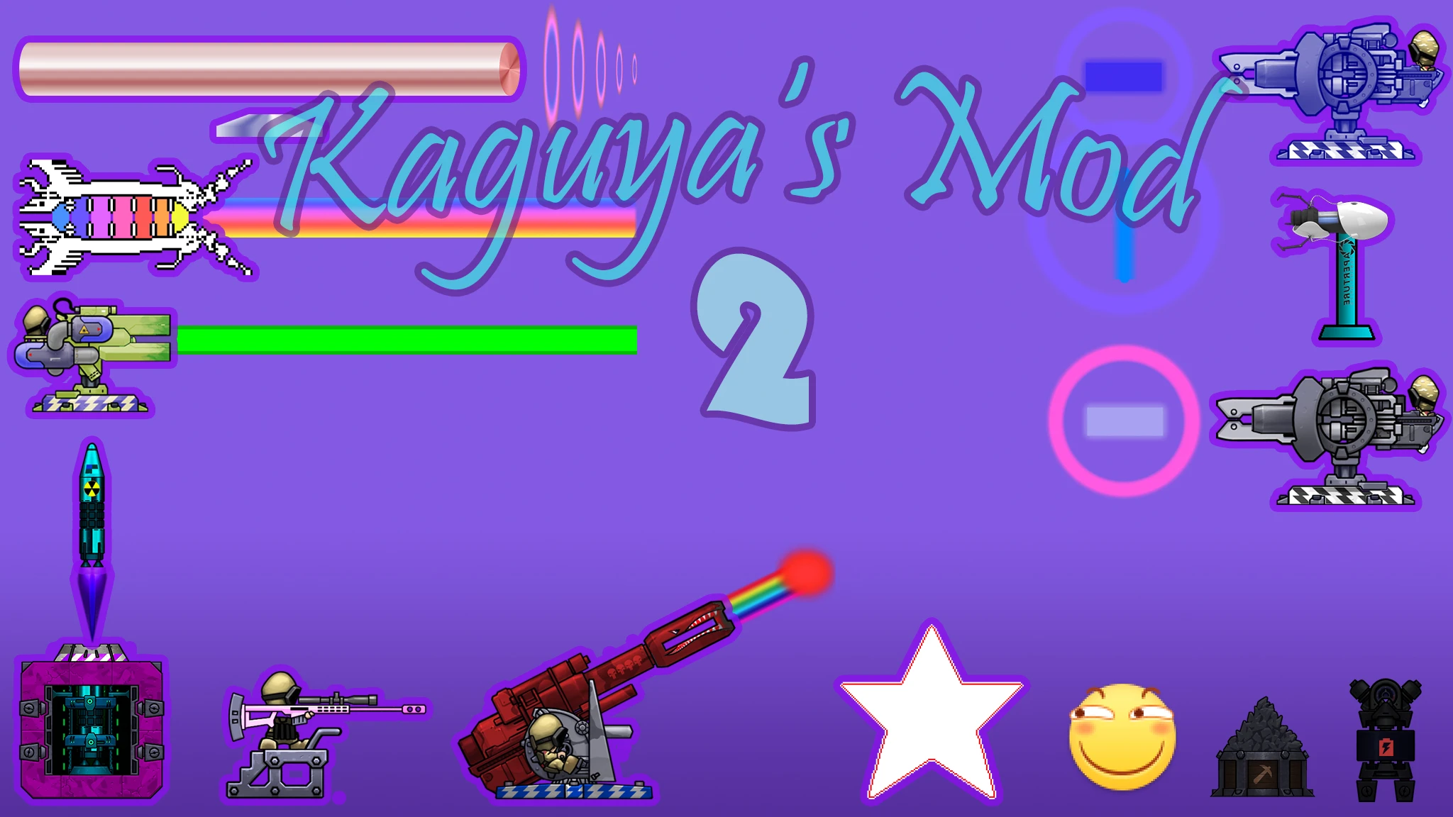 Forts "Kaguya's Mod 2 - новые устройства и вооружения"