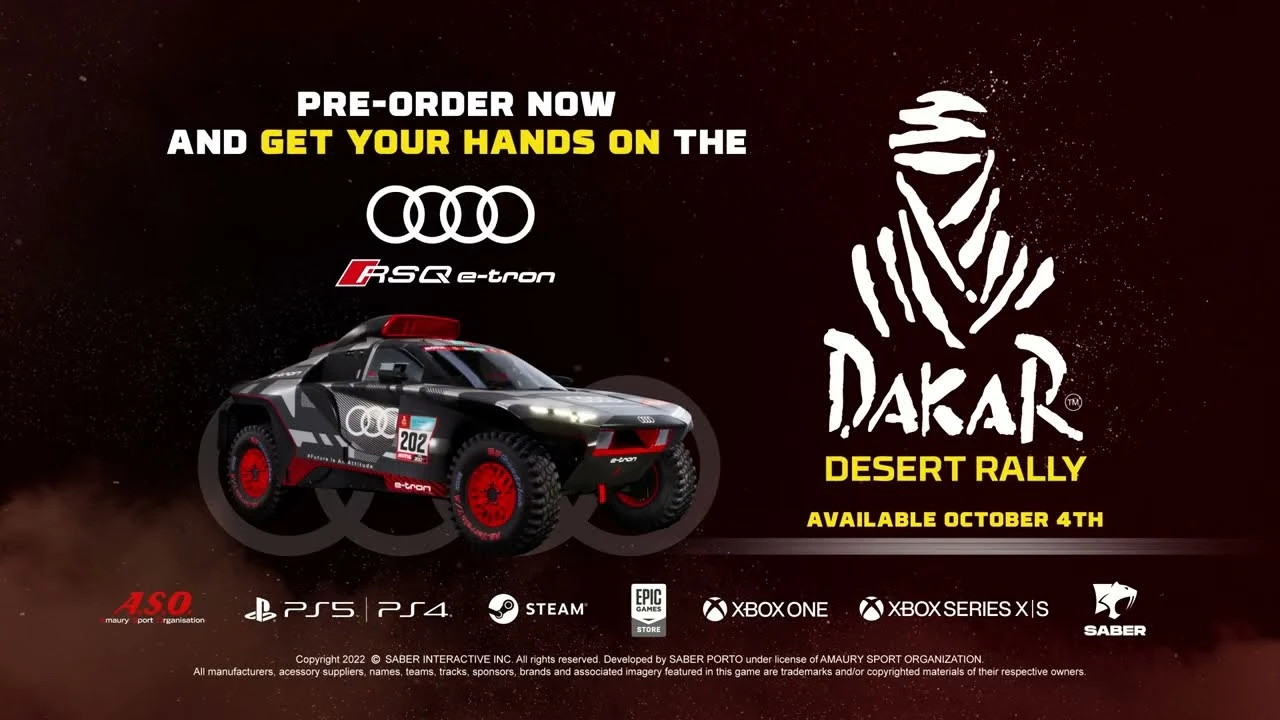 Dakar Desert Rally выйдет в октябре