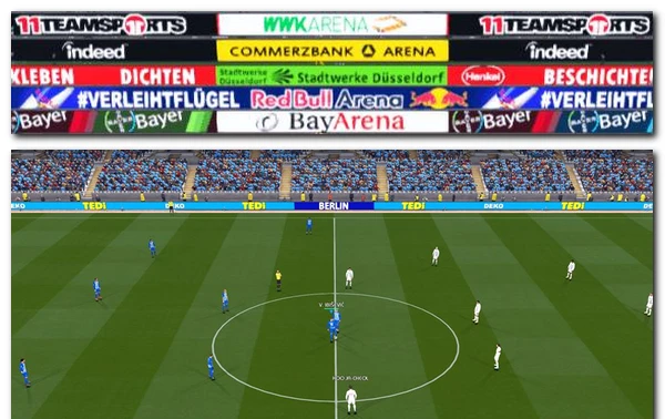 PES 2017 "Bundesliga LED Adboards 2018/2019 (Full Team)"