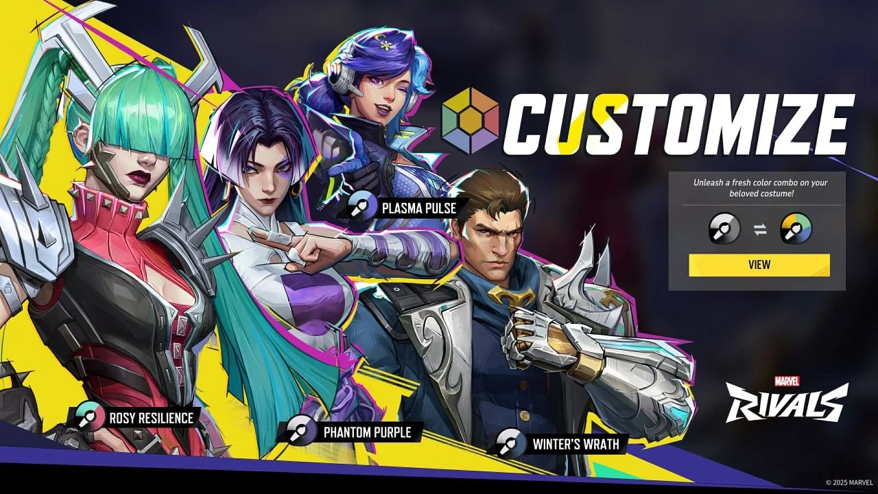 В Marvel Rivals вышло обновление с кастомизацией цвета одежды
