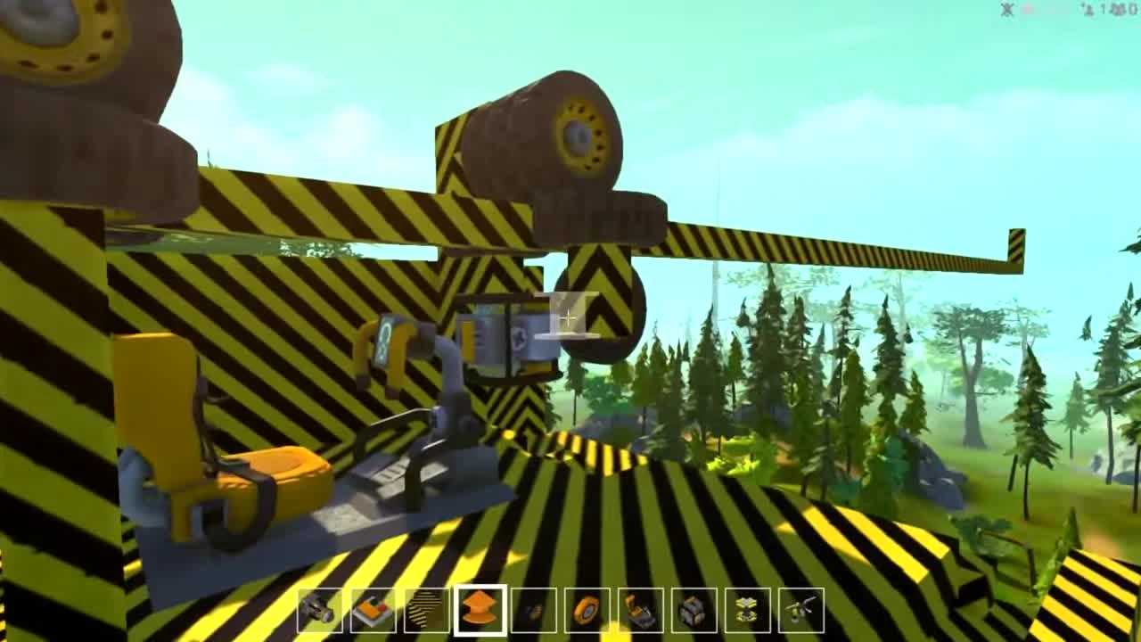 Монорельс - Безумный механик (SCRAP MECHANIC)