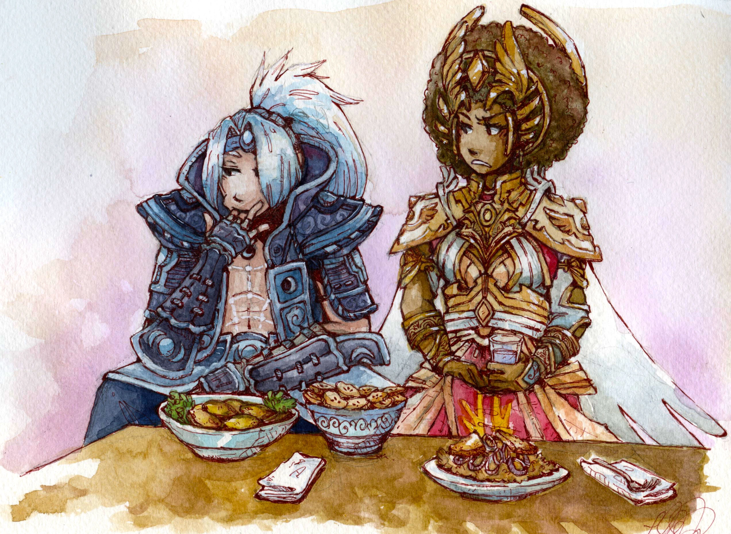 Цукиёми в гостях у Йемайи