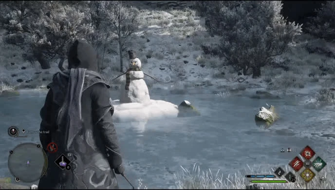 Бой со снеговиком